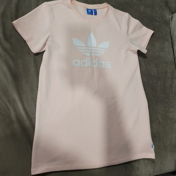 Adidas Originals Oversized TShirt Dress SZ Small - Picture 2 of 5